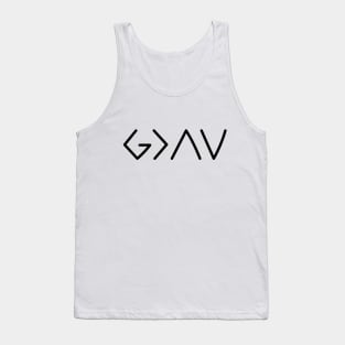 Buy Christian Shirts - God Is Greater Tank Top